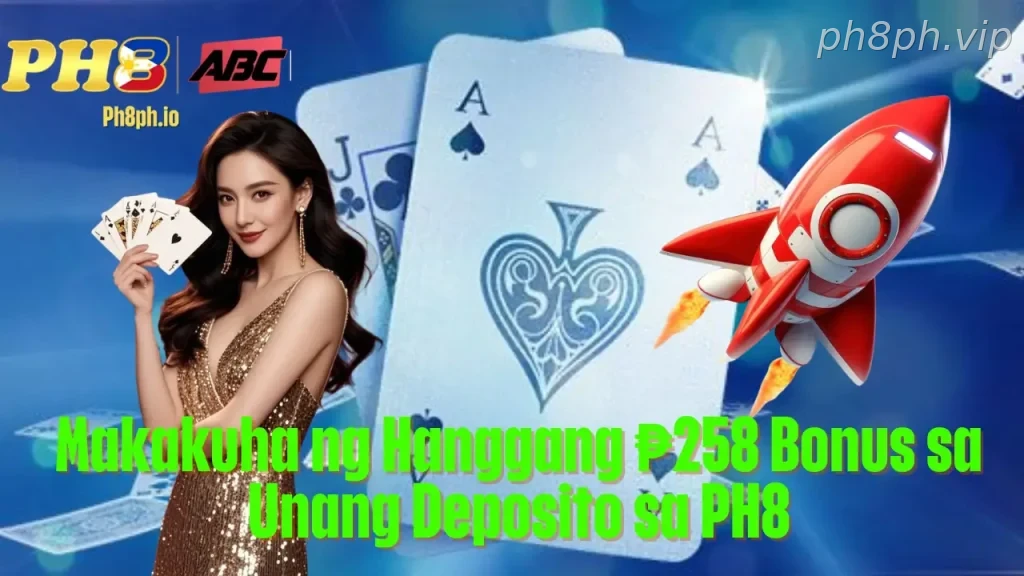 Makakuha ng Hanggang 258 Bonus sa Unang Deposito sa PH8