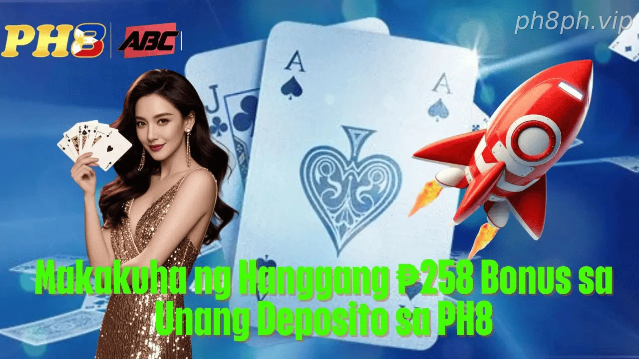 Makakuha ng Hanggang 258 Bonus sa Unang Deposito sa PH8